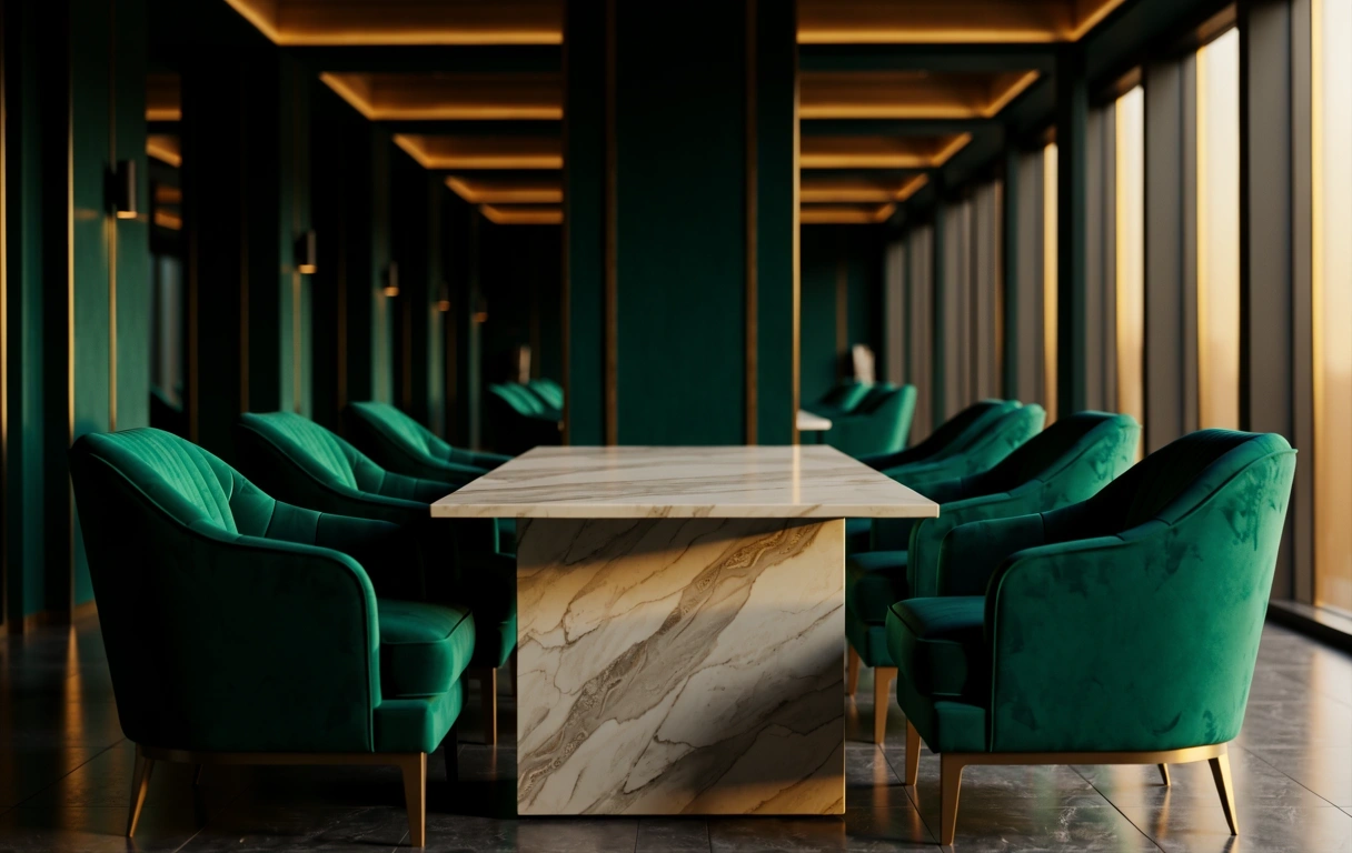 Ambiente de casino premium